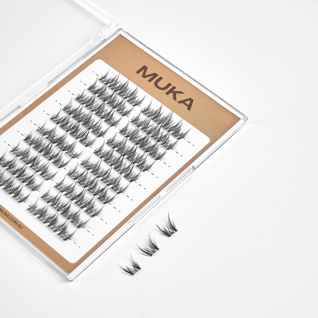 MUKA Lash Clusters in Cali (Wet Wispy)
