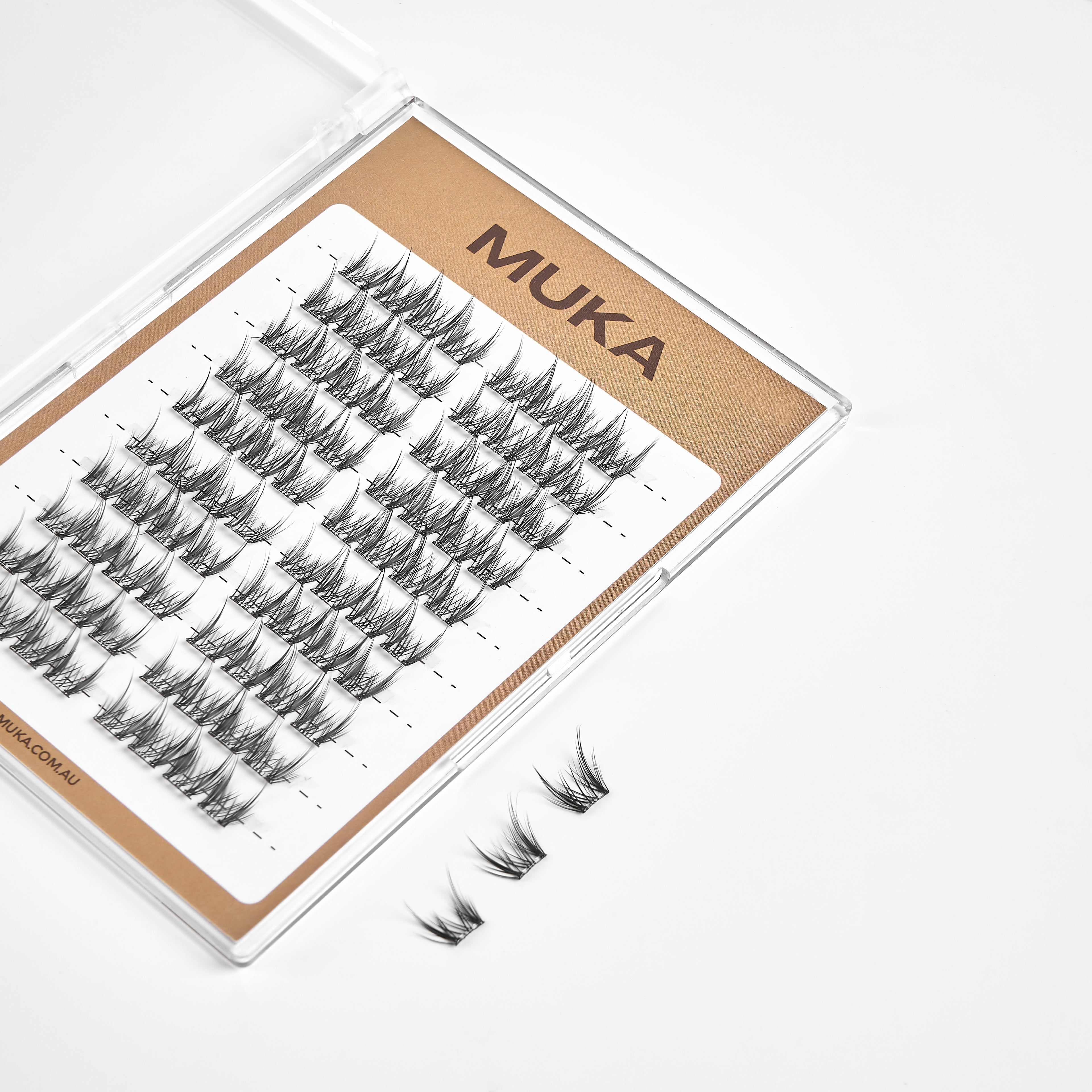 MUKA Lash Clusters in Cali (Wet Wispy)